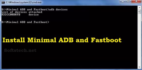 minimal adb fastboot comands